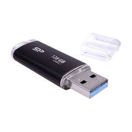 Silicon Power | USB 3.1 Flash Drive | Blaze B02 | 128 GB | USB 3.2 Gen 1/USB 3.1 Gen 1/USB 3.0/USB 2.0 | Black