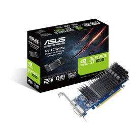 Asus GT1030-SL-2G-BRK NVIDIA 2 GB GeForce GT 1030 GDDR5 PCI Express 3.0 Processor frequency 1506 MHz DVI-D ports quantity 1 H...
