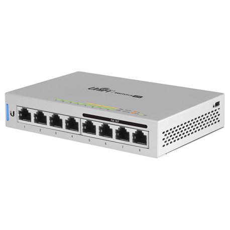 Ubiquiti | Switch | Unifi US-8-60W | Web managed | Desktop | 1 Gbps (RJ-45) ports quantity 8 | SFP ports quantity | PoE ports...