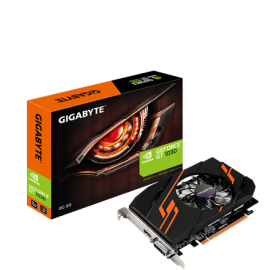 Gigabyte NVIDIA 2 GB GeForce GT 1030 GDDR5 PCI Express 3.0 Cooling type Active Processor frequency 1265 MHz DVI-D ports quant...