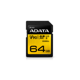 ADATA Premier ONE UHS-II U3 64 GB SDXC Flash memory class 10