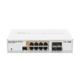 MikroTik | Cloud Router Switch CRS112-8P-4S-IN | SFP ports quantity 4 | 12 month(s) | Desktop | 1 Gbps (RJ-45) ports quantity...