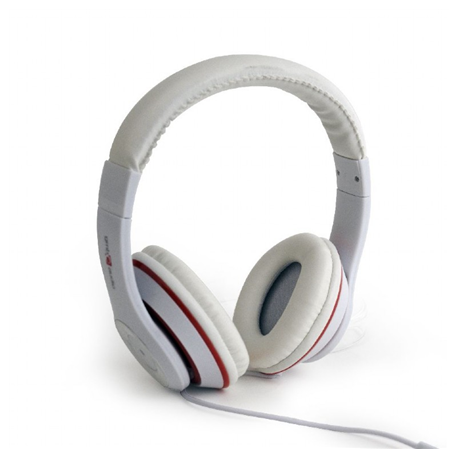 Gembird | MHS-LAX-W Stereo headset "Los Angeles" | Wired | On-Ear | Microphone | White