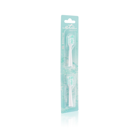 ETA | Toothbrush replacement for ETA0709 | Heads | For adults | Number of brush heads included 2 | Number of teeth brushing m...