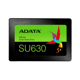 ADATA Ultimate SU630 3D NAND SSD 240 GB SSD form factor 2.5” SSD interface SATA Write speed 450 MB/s Read speed 520 MB/s