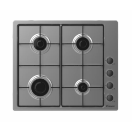 Candy Hob CHW6LBX Gas Number of burners/cooking zones 4 Rotary knobs Stainless steel