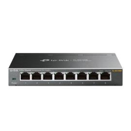 TP-LINK | Switch | TL-SG108E | Web managed | Wall mountable | 1 Gbps (RJ-45) ports quantity 8 | SFP ports quantity | Power su...