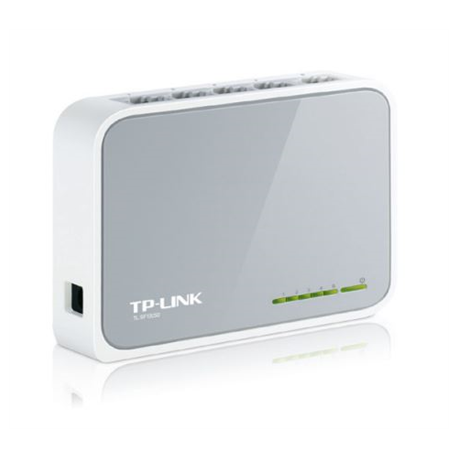 TP-LINK | Switch | TL-SF1005D | Unmanaged | Desktop | 10/100 Mbps (RJ-45) ports quantity 5 | Power supply type External | 36 ...