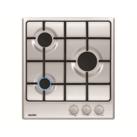 Simfer Hob H4.300.VGRIM Gas Number of burners/cooking zones 3 Rotary knobs Stainless steel