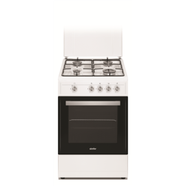 Cooker | 4401SGRBB | Hob type Gas | Oven type Gas | White | Width 50 cm | Depth 55 cm | 49 L