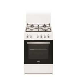 Cooker | 4403SERBB | Hob type Gas | Oven type Electric | White | Width 50 cm | Electronic ignition | Depth 55 cm | 48 L