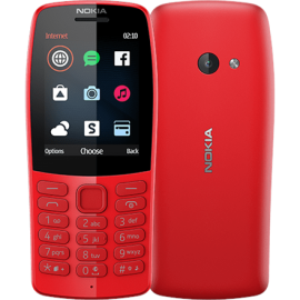 Nokia | 210 | Red | 2.4 " | TFT | 240 x 320 pixels | 16 MB | N/A MB | Dual SIM | Bluetooth | 3.0 | USB version microUSB | Mai...