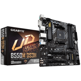 Gigabyte | B550M DS3H 1.0 | Processor family AMD | Processor socket AM4 | DDR4 DIMM | Memory slots 4 | Number of SATA connect...