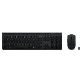 Lenovo Professional Wireless Rechargeable Keyboard and Mouse Combo Nordic Keyboard and Mouse Set Wireless Mouse included NORD...