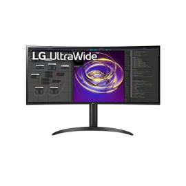 LG Curved Monitor 34WP85CP-B 34 " IPS QHD 21:9 5 ms 300 cd/m² Black 60 Hz HDMI ports quantity 2