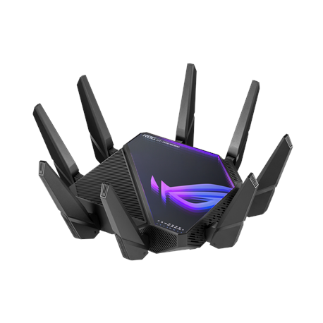 Wifi 6 802.11ax Quad-band Gigabit Gaming Router | ROG GT-AXE16000 Rapture | 802.11ax | 1148+4804+4804+48004 Mbit/s | 10/100/1...