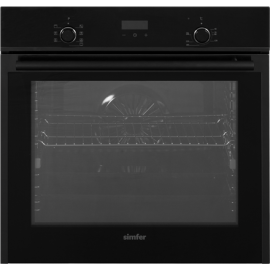 Simfer | Bundle of Simfer Oven 8208KERSI Black glass and Hob H6 401 TGRSP Gas on glass | Oven | 80 L | Multifunctional | Manu...