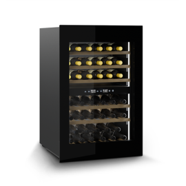 Caso | Wine Cooler | WineDeluxe WD 41 | Energy efficiency class F | Built-in | Bottles capacity 41 | Cooling type | Black