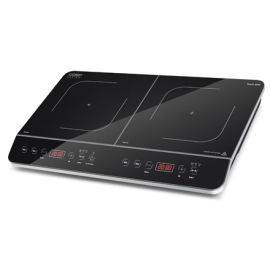 Caso | Touch 3500 | Hob | Induction | Number of burners/cooking zones 2 | Touch control | Timer | Black | Display