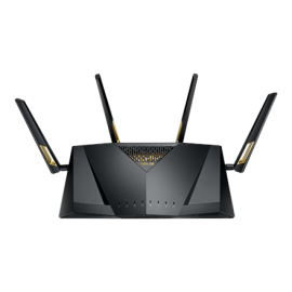 Asus | Wireless Dual Band Gigabit Router | RT-AX88U PRO | 802.11ax | 1148+4804 Mbit/s | 10/100/1000 Mbit/s | Ethernet LAN (RJ...