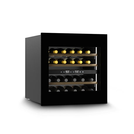 Caso | Wine Cooler | WineDeluxe WD 24 | Energy efficiency class F | Built-in | Bottles capacity 24 | Cooling type | Black