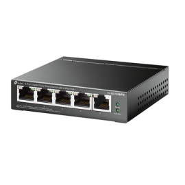 TP-LINK | 5-Port Gigabit Easy Smart Switch with 4-Port PoE+ | TL-SG105MPE | Managed L2 | Desktop | 1 Gbps (RJ-45) ports quant...