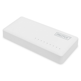 Digitus | 8-Port Gigabit Ethernet Switch | DN-80064-1 | Unmanaged | Desktop | 1 Gbps (RJ-45) ports quantity | 10 Gbps (RJ-45)...