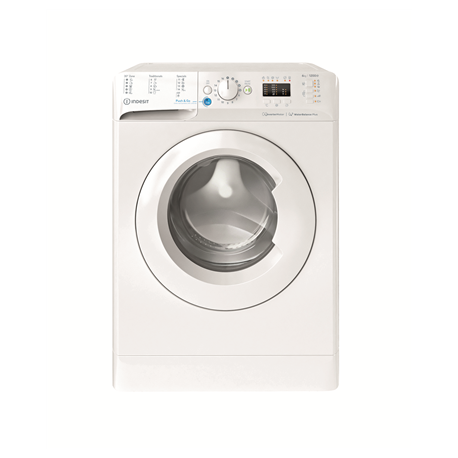 INDESIT | BWSA 61294 W EU N | Washing machine | Energy efficiency class C | Front loading | Washing capacity 6 kg | 1151 RPM ...