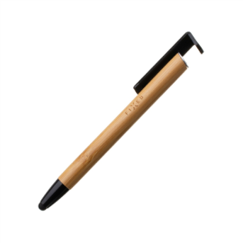 Fixed | Pen With Stylus and Stand | 3 in 1 | Pencil | Stylus for capacitive displays Stand for phones and tablets | Bamboo