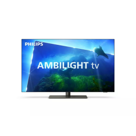 Philips | 4K UHD OLED Smart TV with Ambilight | 48OLED818/12 | 48" (121cm) | Smart TV | Google TV | 4K UHD OLED