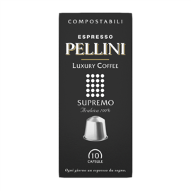 Pellini Top Luxury Supremo Ground coffee capsules Coffee Capsules for Nespresso coffee machines