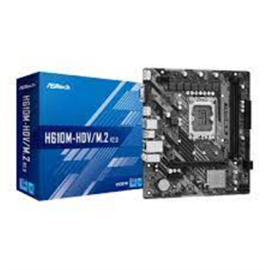 ASRock | H610M-HVS/M.2 R2.0 | Processor family Intel | Processor socket LGA1700 | DDR4 DIMM | Memory slots 2 | Supported hard...