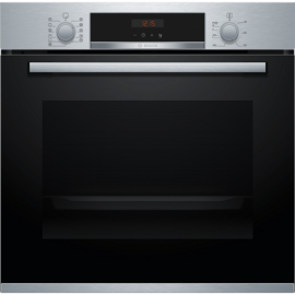 Bosch | HBA574BR0 | Oven | 71 L | Electric | Pyrolysis | Rotary and electronic | Height 59.5 cm | Width 59.4 cm | Stainless s...