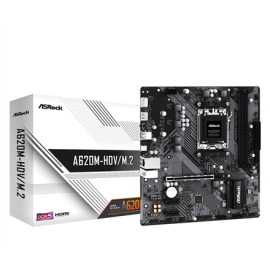 ASRock | A620M-HDV/M.2 | Processor family AMD | Processor socket AM5 | DDR5 DIMM | Memory slots 2 | Supported hard disk drive...