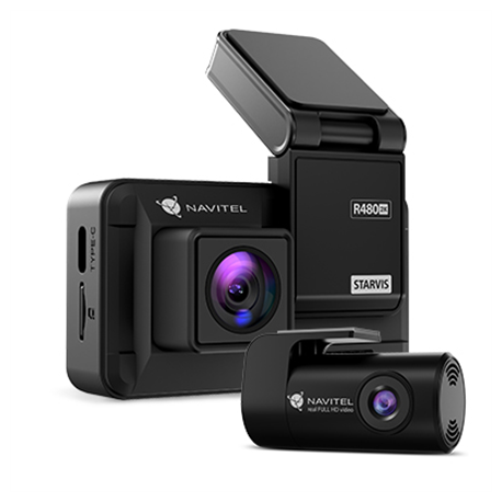 Navitel | Dashcam with 2K video quality | R480 2K | IPS display 2'' 320х240 | Maps included