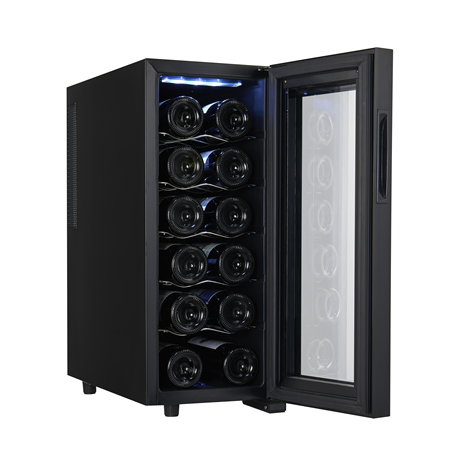 Adler | Beverage Pantry | AD 8083 | Energy efficiency class G | Free standing | Bottles capacity 12 | Black