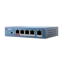 Hikvision | Switch | DS-3E0105P-E | Unmanaged | Desktop | 10/100 Mbps (RJ-45) ports quantity 4 | 1 Gbps (RJ-45) ports quantit...