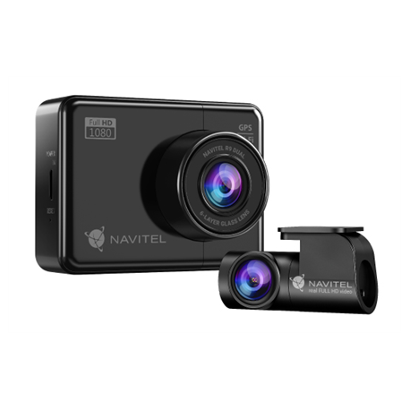 Navitel | R9 DUAL | Wi-Fi | Two-channel Full HD Dashcam | Audio recorder