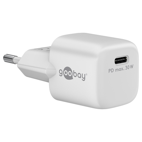 Goobay | USB-C PD GaN Fast Charger Nano (30 W) | 59716 | N/A