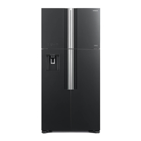 Hitachi | R-W661PRU1 (GGR) | Refrigerator | Energy efficiency class F | Free standing | Side by side | Height 183.5 cm | Frid...
