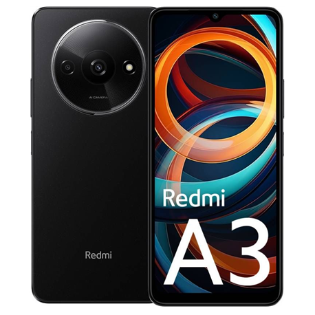 Xiaomi | Redmi | A3 | Redmi A3 (Midnight Black) Dual SIM 6.71" IPS LCD 720x1600/2.2GHz&1.6GHz/64GB/3GB RAM/Android 14/microSD...