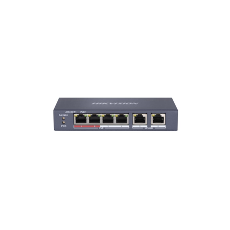 Hikvision | Switch | DS-3E0106P-E/M | Unmanaged | Desktop | 10/100 Mbps (RJ-45) ports quantity 4
