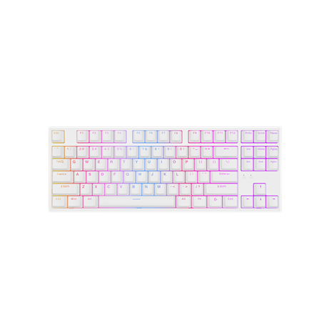 Genesis | Mechanical Gaming Keyboard | THOR 404 TKL RGB | White | Mechanical Gaming Keyboard | Wired | US | USB Type-A | 1005...