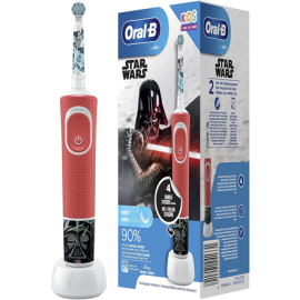 Oral-B | Electric Toothbrush with Disney Stickers | D100 Star Wars | Rechargeable | For kids | Number of brush heads included...
