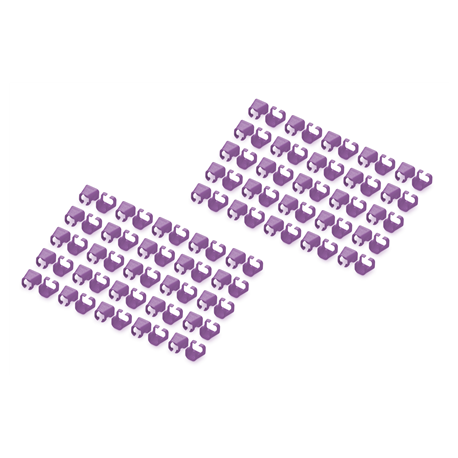 Digitus | Color clips for Patch cable | A-CC-VI | Violet