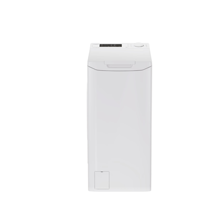 Candy Washing Machine | TCA273D3-S | Energy efficiency class C | Top loading | Washing capacity 7 kg | 1200 RPM | Depth 60 cm...