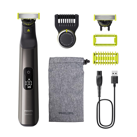 Philips | Hair Trimmer for Face and Body | QP6552/15 OneBlade Pro 360 | Cordless | Wet & Dry | Number of length steps 20 | Ch...