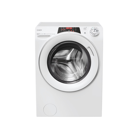 Candy Washing Machine with Dryer | ROW 4856DWMS7-S | Energy efficiency class A/D | Front loading | Washing capacity 8 kg | 14...