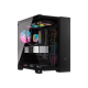 Corsair Dual Chamber PC Case | iCUE LINK 6500X RGB | Black | Mid Tower | Power supply included No | ATX