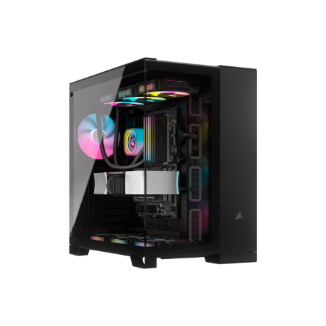 Corsair Dual Chamber PC Case | iCUE LINK 6500X RGB | Black | Mid Tower | Power supply included No | ATX